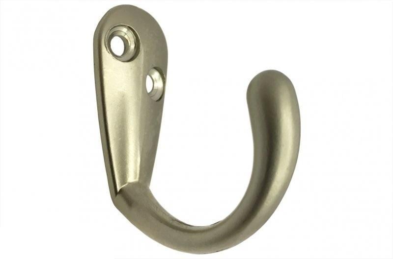 Крючок мебельный GTV MALAG-C Сатин (WZ-MALAG-C0-02)