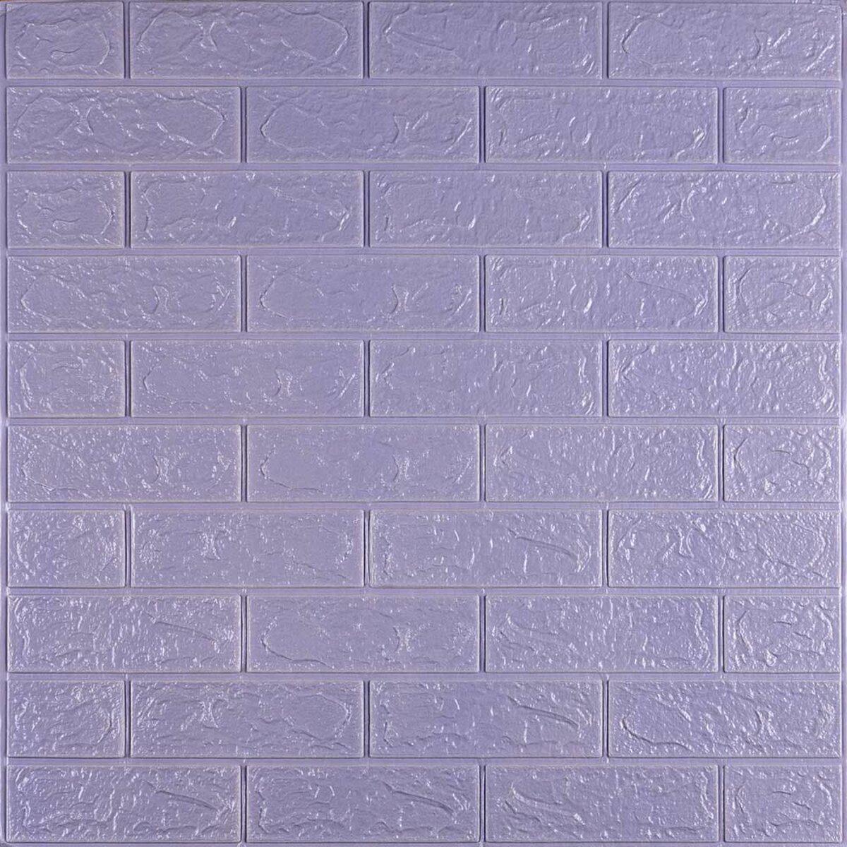 3D-панель Sticker Wall SW-00000574 самоклеящаяся 700х770х3 мм Фиолетовый (991942855)