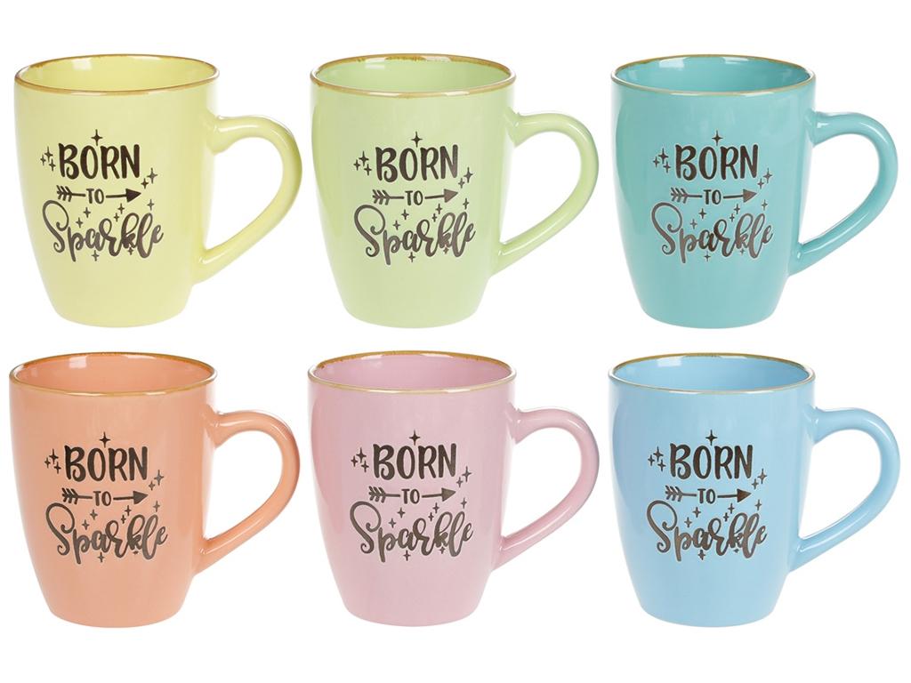 Чашка Born to Sparkle 360 мл 6 дизайнов набор 6 шт. (BDI-344-131) Чашка Born to Sparkle 360 мл 6 дизайнов набор 6 шт. (BDI-344-131)