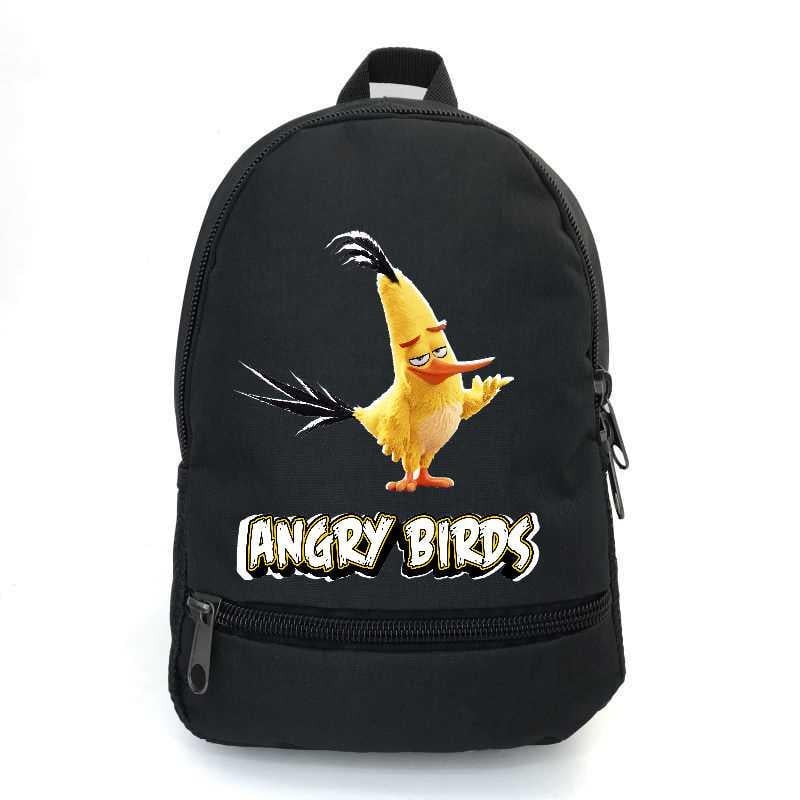 Школьный рюкзак подростковый Cappuccino Toys с принтом Angry Birds ANG-007 12,5 л Черный (2064148346)