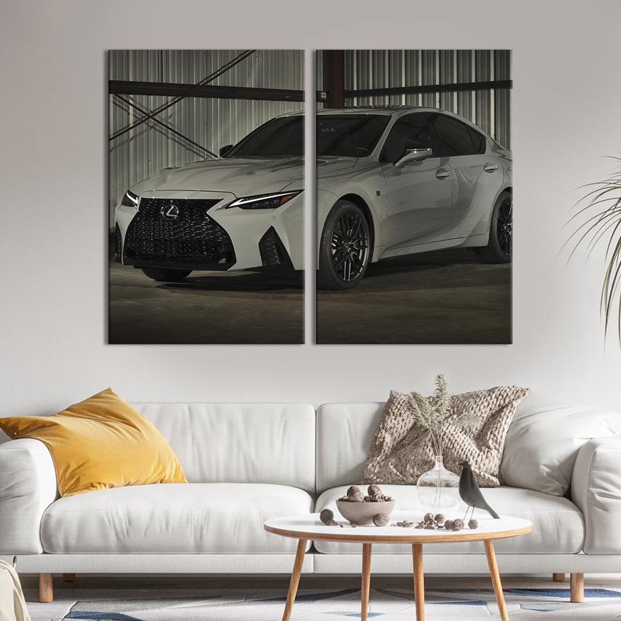 Картина на холсте Роскошный Lexus IS 500 F Sport 111x81 см (1279-2)