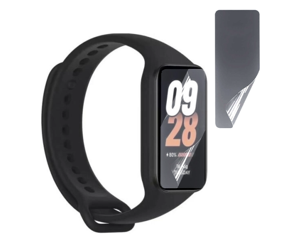 Противоударная гидрогелевая пленка Hydrogel Film для Xiaomi Mi Smart Band 8 Active (6 шт), Transparent