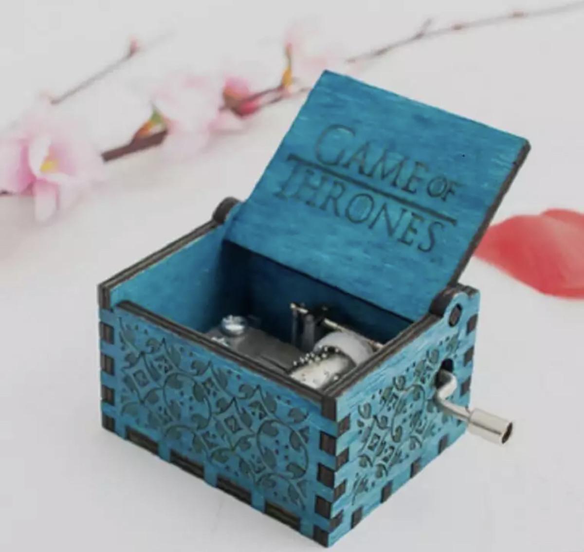 Скринька музична вінтажна Гра Престолів 5323 Бірюзовий (4215234)