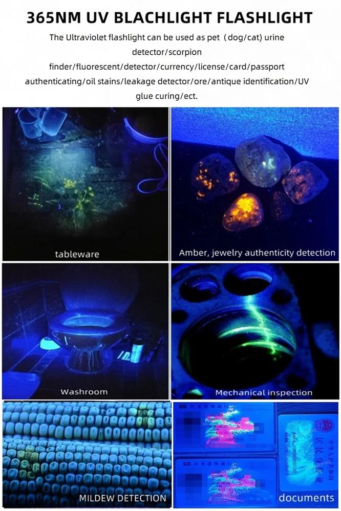Ліхтарик ультрафіолетовий Type4 Type-C LED UV Flashlight 365 Portable Mini Ultraviolet Torch 3W Black (UVFTT4CK) - фото 10 Ліхтарик ультрафіолетовий Type4 Type-C LED UV Flashlight 365 Portable Mini Ultraviolet Torch 3W Black (UVFTT4CK) - фото 10