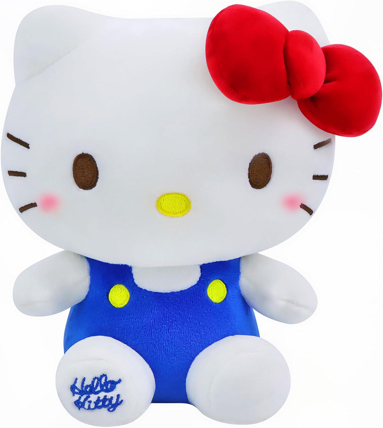 Мягкая игрушка Hello Kitty Sitting 22 см Blue/Red - фото 1 Мягкая игрушка Hello Kitty Sitting 22 см Blue/Red - фото 1
