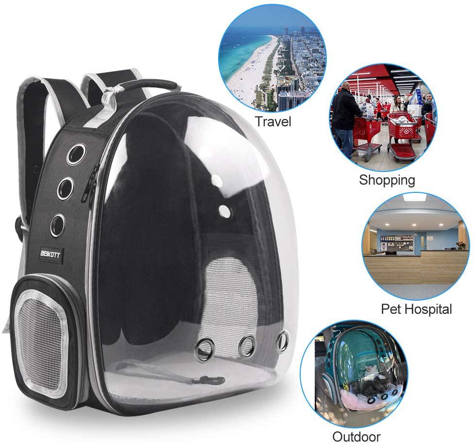 Рюкзак прозрачный Lollimeow для переноса домашних животных (DY-SN045) - фото 2