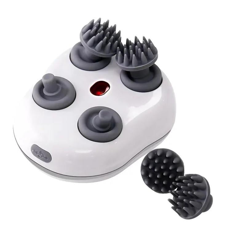 Масажер електричний Smart Scalp з акумулятором та 3D рухом Білий (10170) - фото 7 Масажер електричний Smart Scalp з акумулятором та 3D рухом Білий (10170) - фото 7