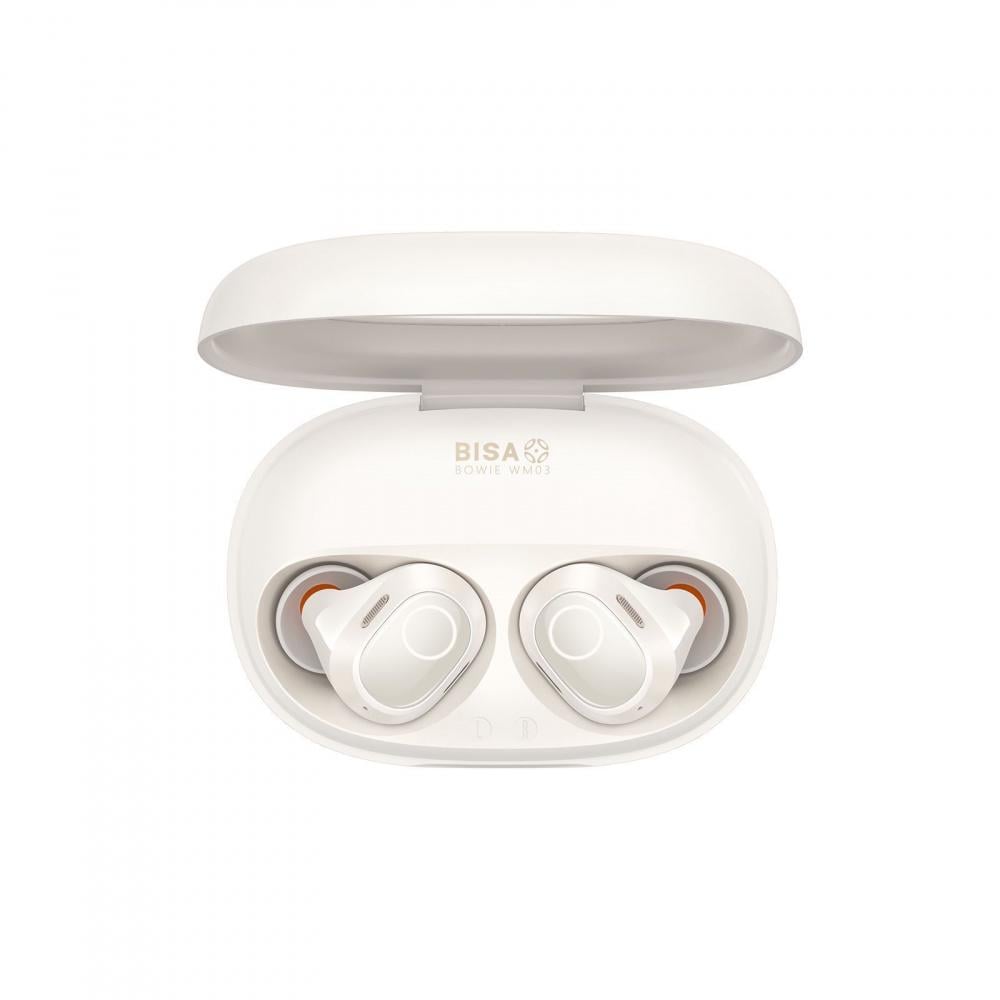 Бездротові навушники Baseus Bowie WM03 TWS білі кремові