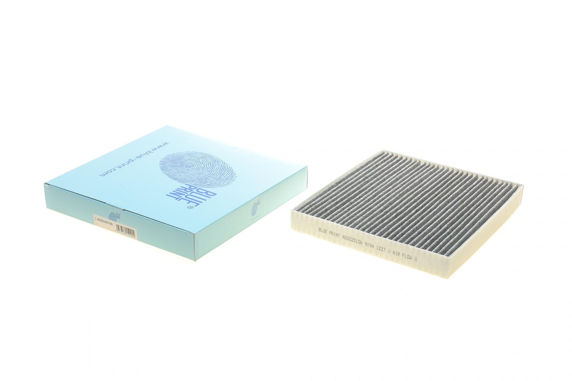 Фильтр салона BLUE PRINT для Hyundai Azera/Grandeur/Santa Fe 16- угольный (ADG025106)