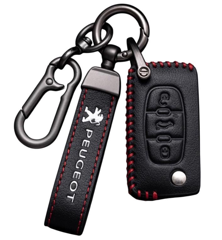 Чохол для ключа Peugeot №1-3 кнопки викидний (502843)