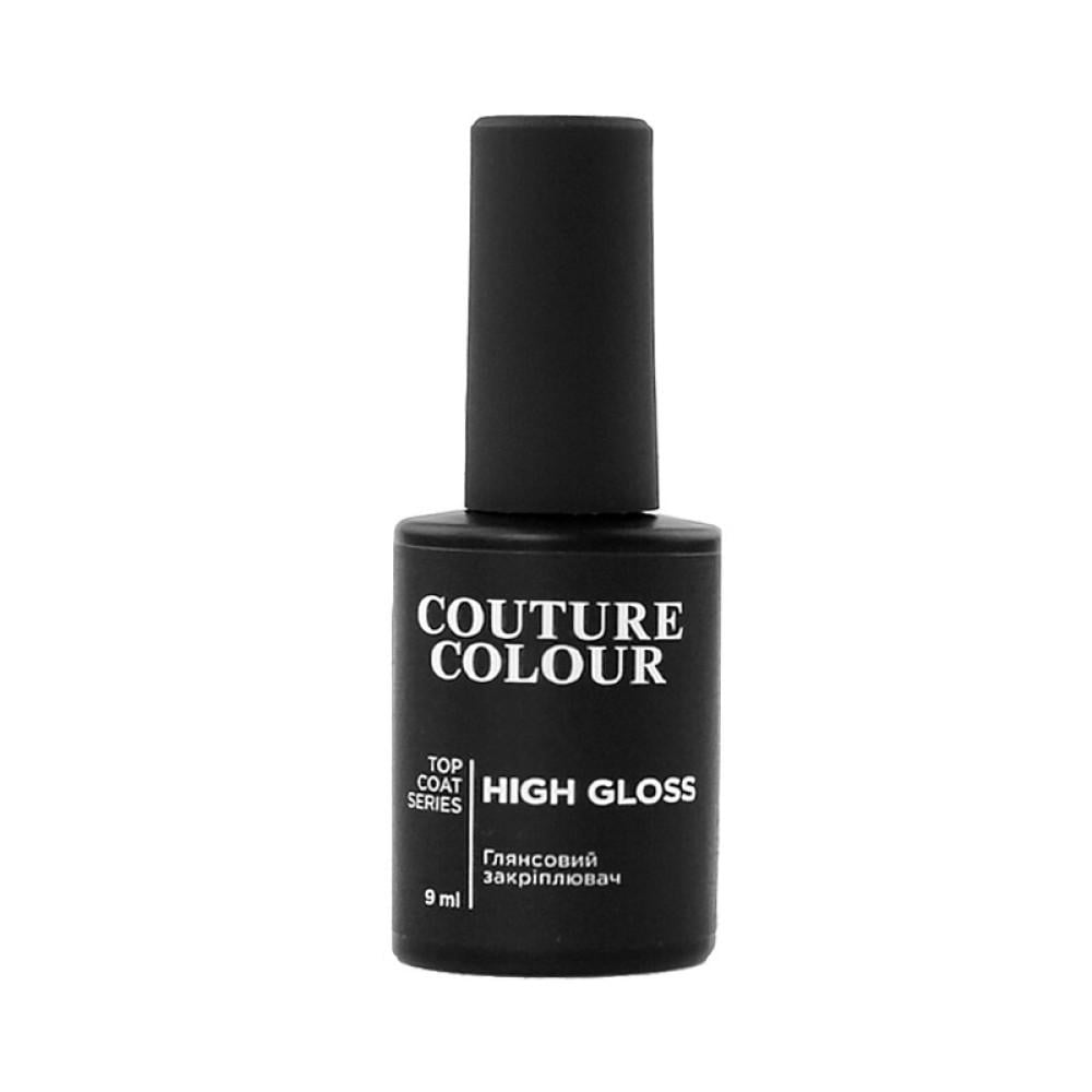 Топ для гель-лаку без липкого шару Couture Colour High Gloss Top Coat No Wipe 9 мл (800897822620)