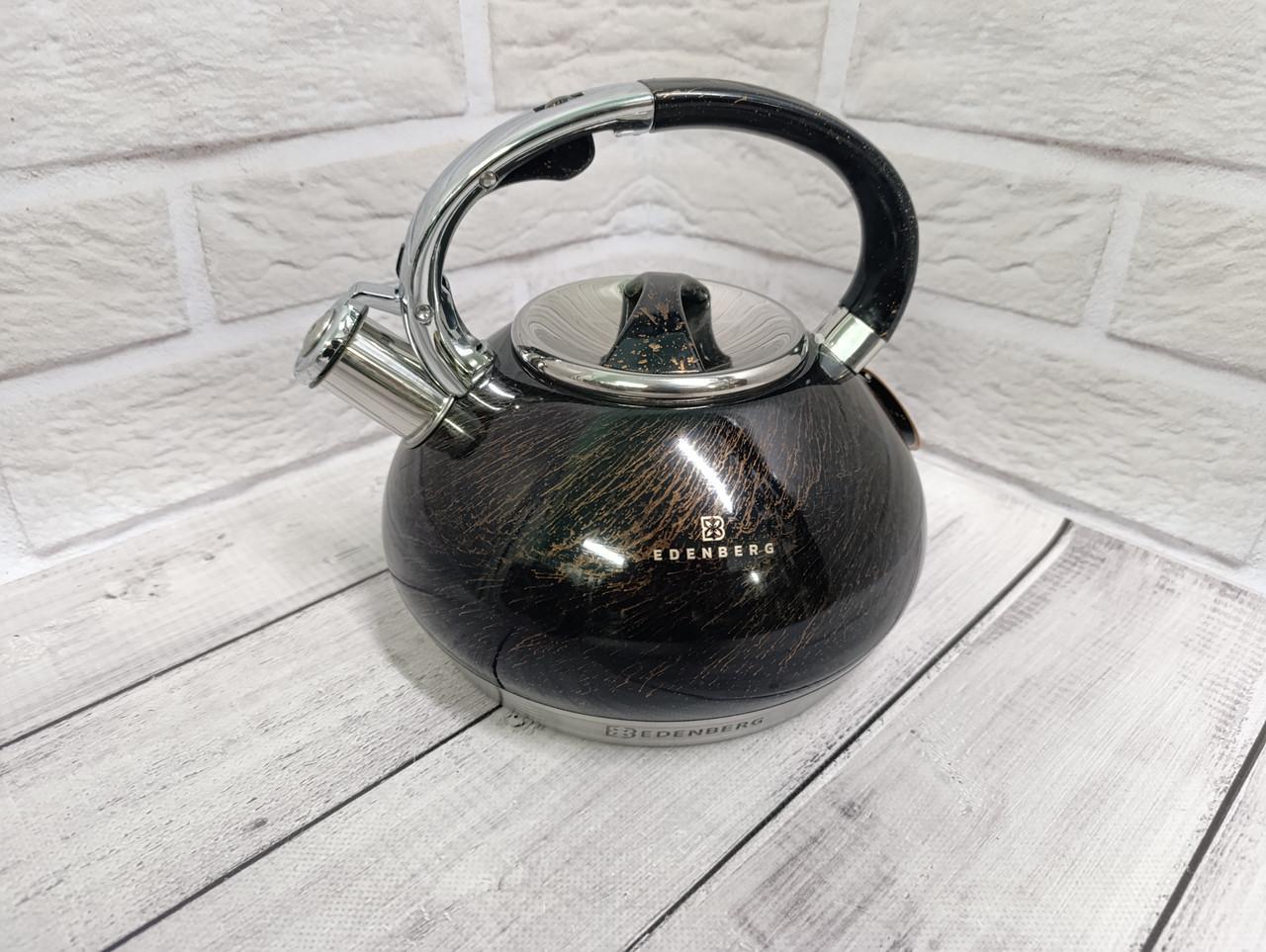 Чайник Edenberg 3 л Коричневый (EB-1935) - фото 5 Чайник Edenberg 3 л Коричневый (EB-1935) - фото 5