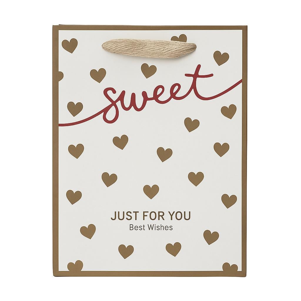 Пакет подарочный бумажный Just for You S 18x23 см (R98580-S)