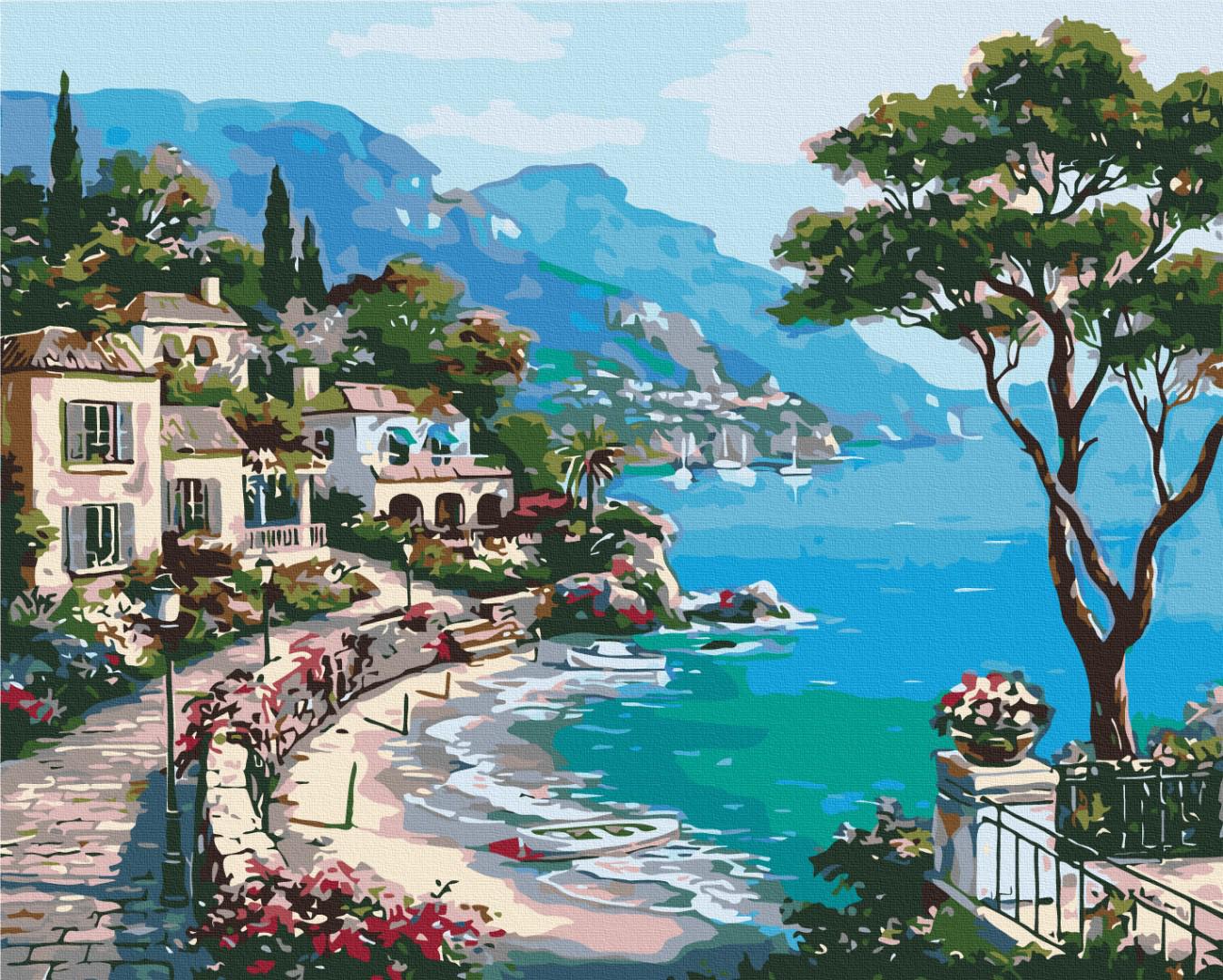 Картина за номерами Brushme Італійська набережна 48x60 см (BS51971L)