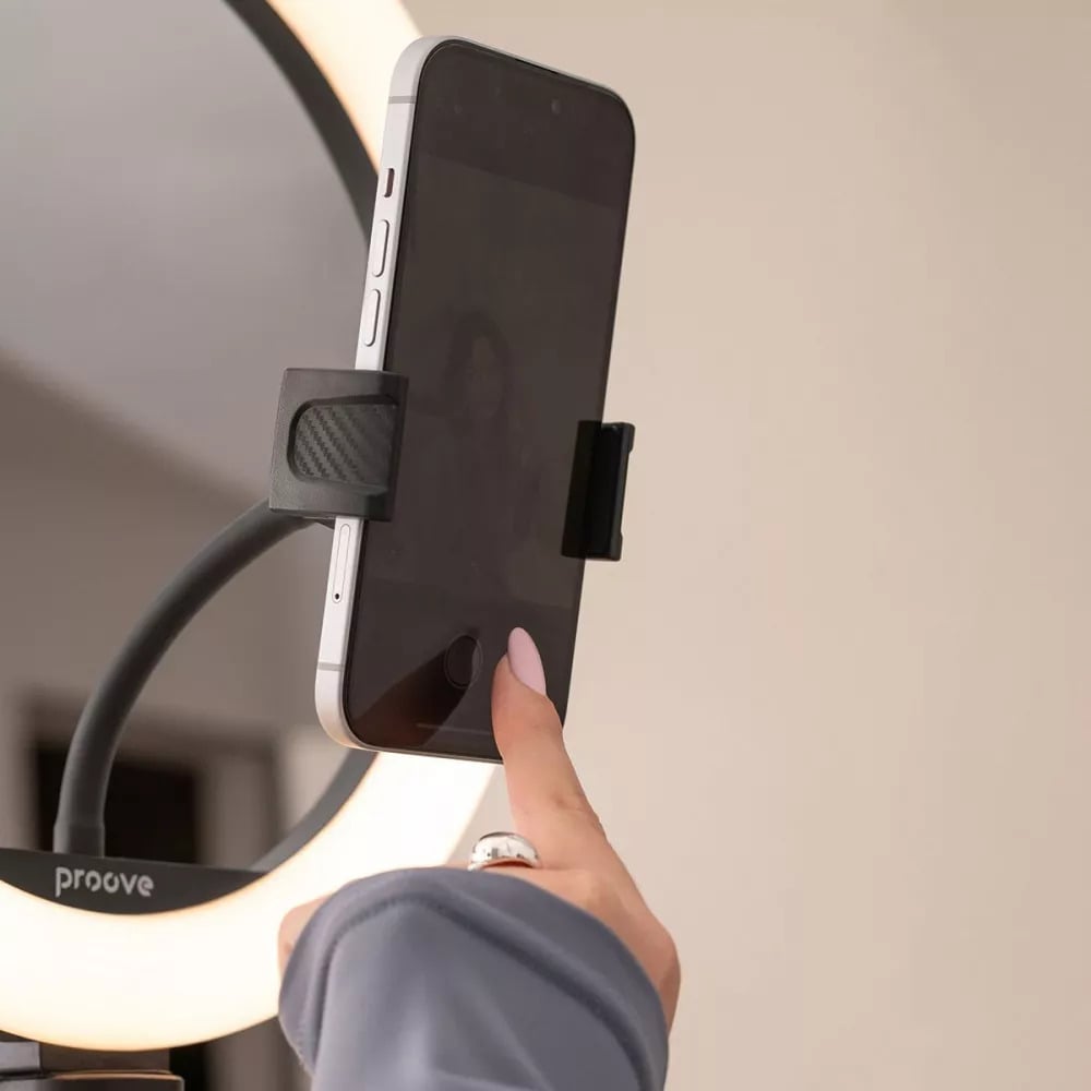 Кольцевая лампа светодиодная Proove Halo RGB 12" с триподом и пультом (27457389) - фото 8 Кольцевая лампа светодиодная Proove Halo RGB 12" с триподом и пультом (27457389) - фото 8