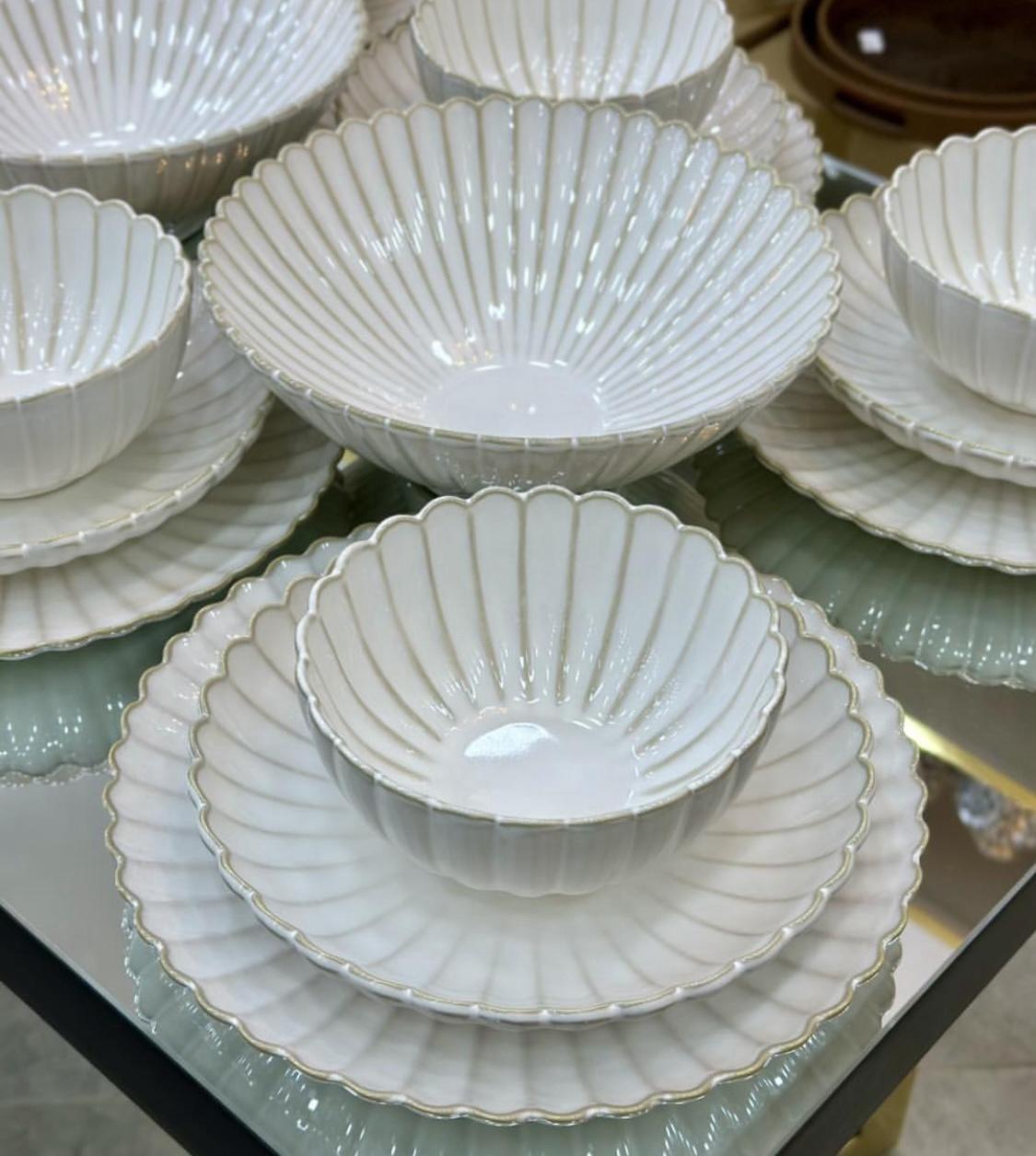 Блюдо керамическое Элеганс 27 см Белый (90866) - фото 7