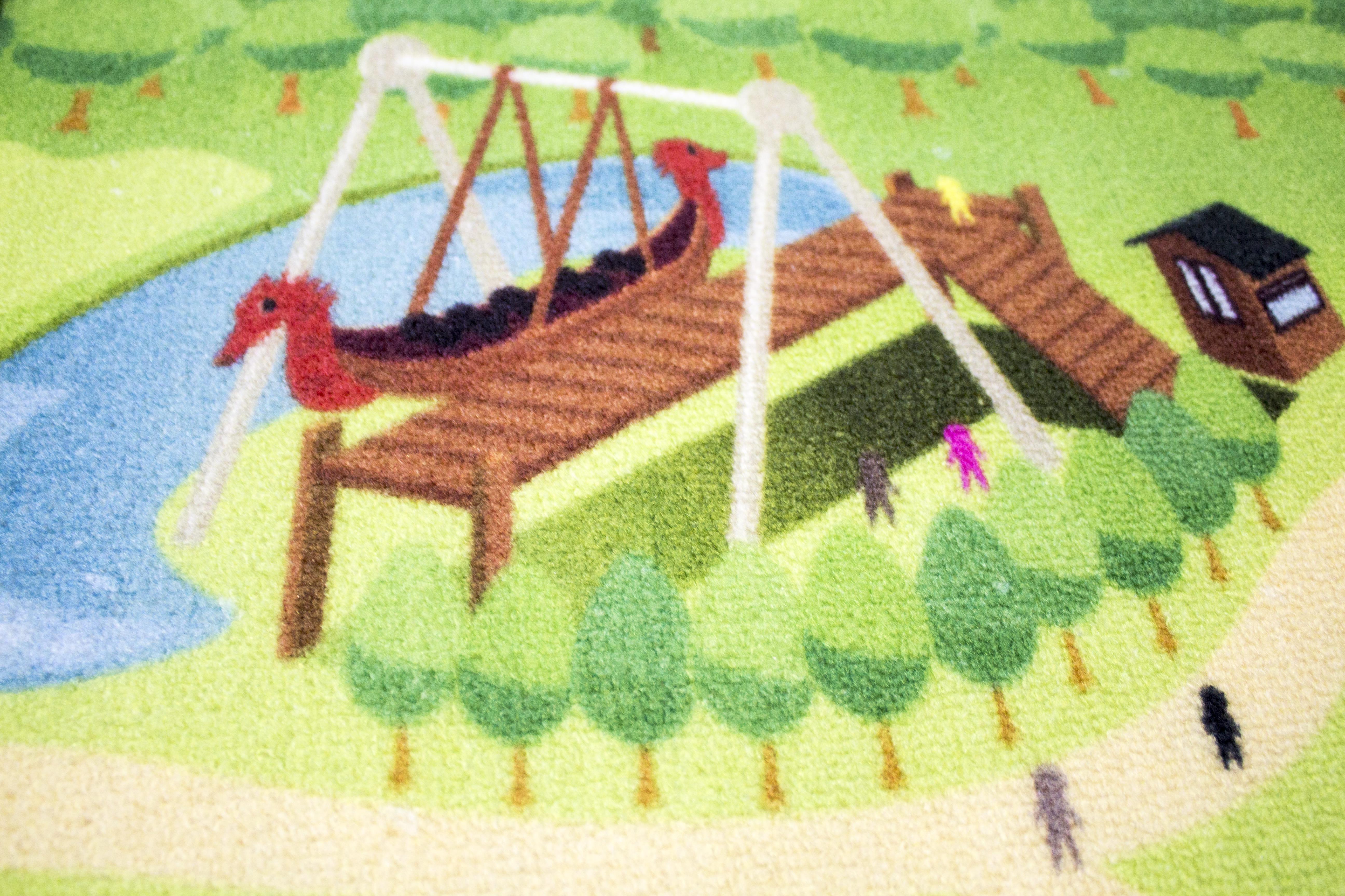 Коврик детский Аттракционы 100x150 см (24904801) - фото 6