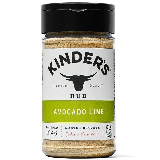 Приправа Kinder's Avocado Lime Rub для мяса рыбы и овощей 229 г (2345287506)