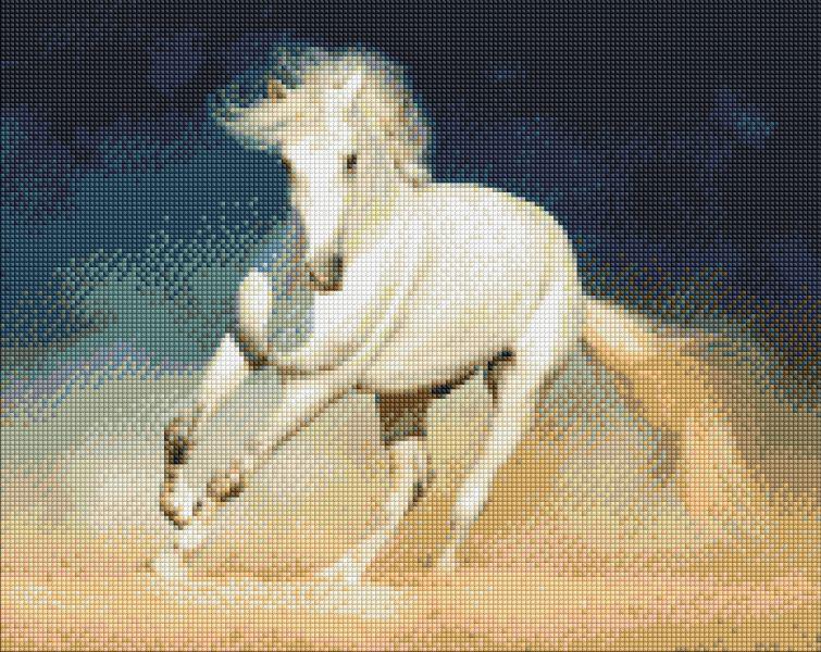 Алмазная мозаика Идейка Белая грация 40x50 см (Id-AMO7139)