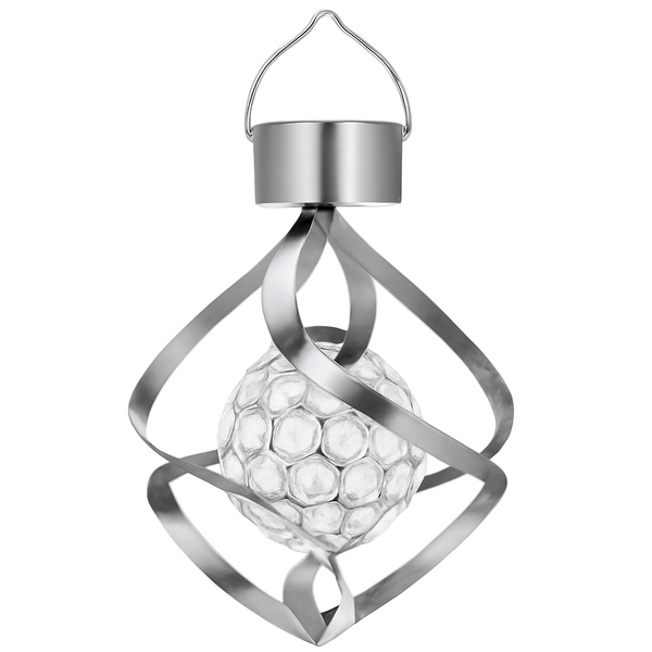 Светильник на солнечной батарее RIAS Solar Windchime Light 10497 RGB Silver (3_08115)