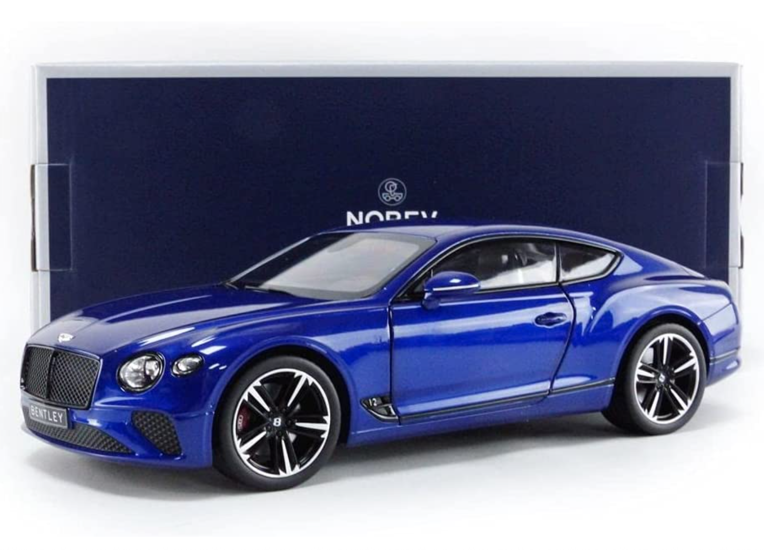 Модель автомобиля Norev 1:18 Bentley Continental GT Coupe 2018 Sequin Blue (182787)