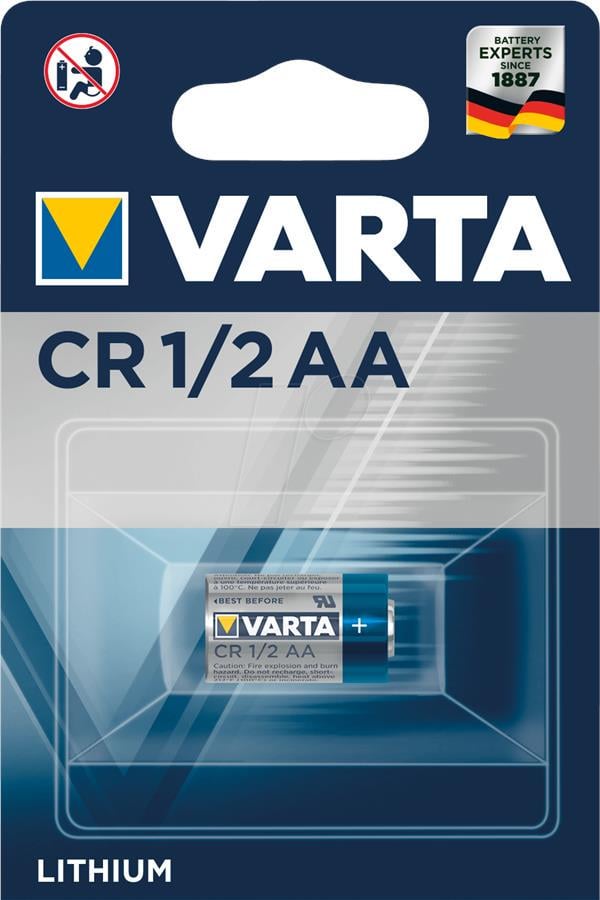 Батарейка литиевая Varta CR 1/2AA BLI 1 (10441231)