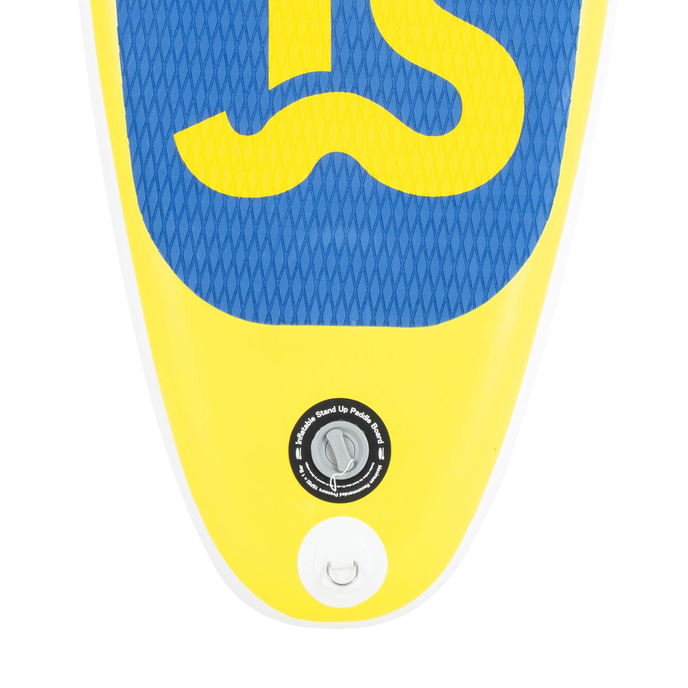 Доска SUP YELLOW JS надувная двухслойная туринговая 11" 335x81x14 см - фото 5 Доска SUP YELLOW JS надувная двухслойная туринговая 11" 335x81x14 см - фото 5