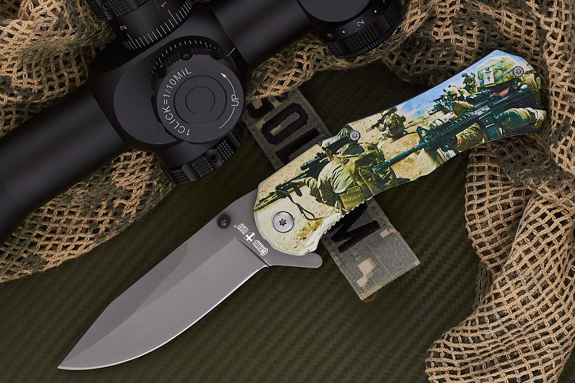 Нож складной туристический Grand Way 6919 CFTV