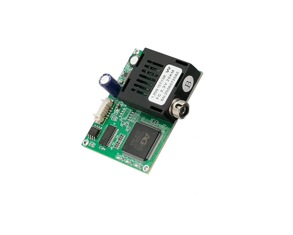 Медиаконвертер HORACO RX UART+видео в оптоволокно 20км FC/UPC одномодовый 6-57V для FPV дронов (00-00028945)