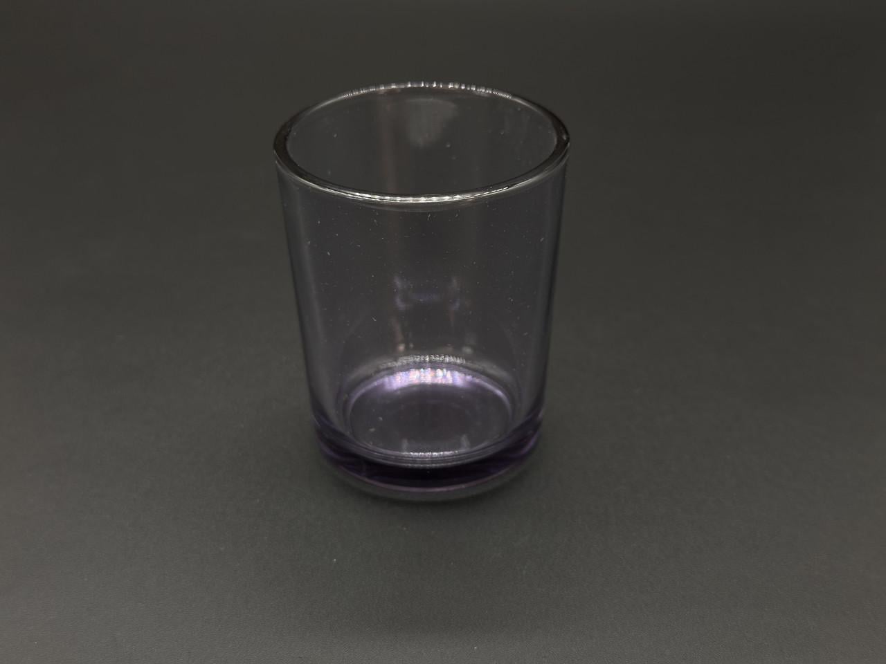 Баночка скляна для свічок 6,5х5,5 см 90 мл Фіолетовий (STN-03-3)