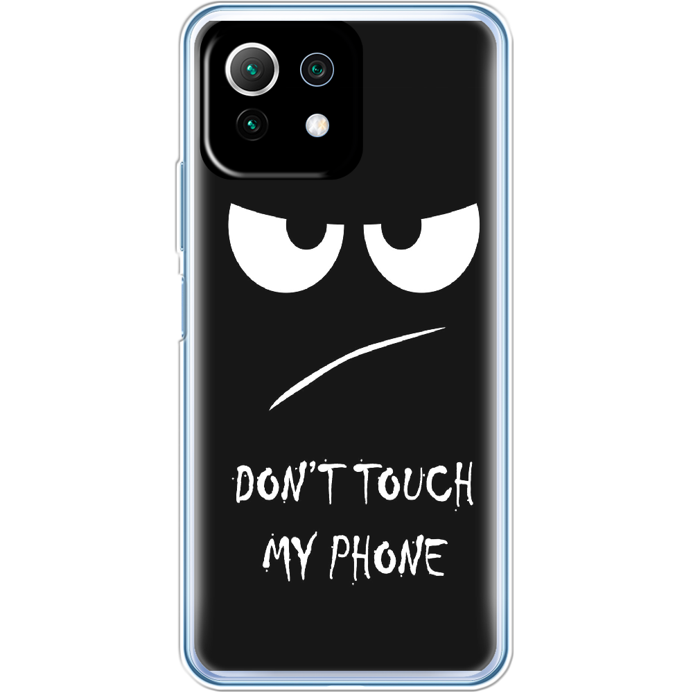 Чехол Boxface Xiaomi Mi 11 Lite Don't Touch my Phone Прозрачный силикон (42128-up535-42128)