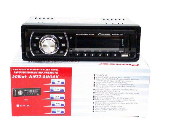 Автомагнитола 2031 USB/MP3/FM 1DIN SD/MMC слот Черный (lp-75057_445) - фото 5