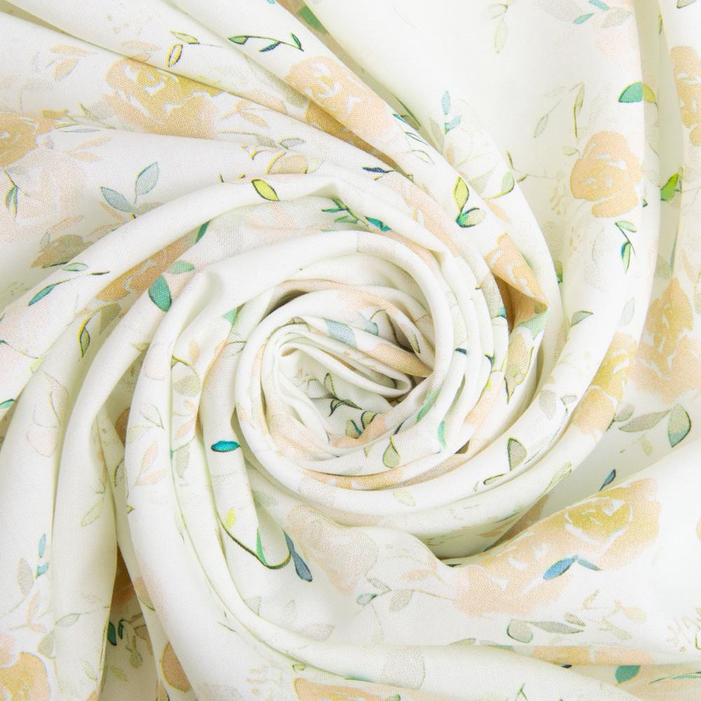 Ткань платяная штапель вискоза Розали 90 г/м2 145 см Салат (26584)