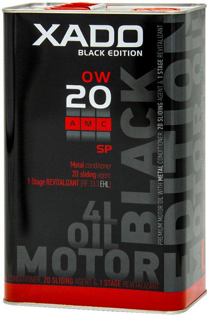 Моторное масло XADO Atomic Oil AMC Black Edition SP GF-5/GF-6A 0W-20 4 л (XA22294)