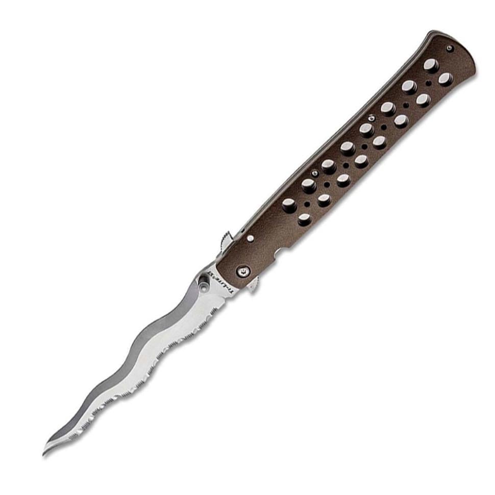 Ніж складаний Cold Steel Ti-Lite 6" Kris Blade Brown (CS-26SXK6S)