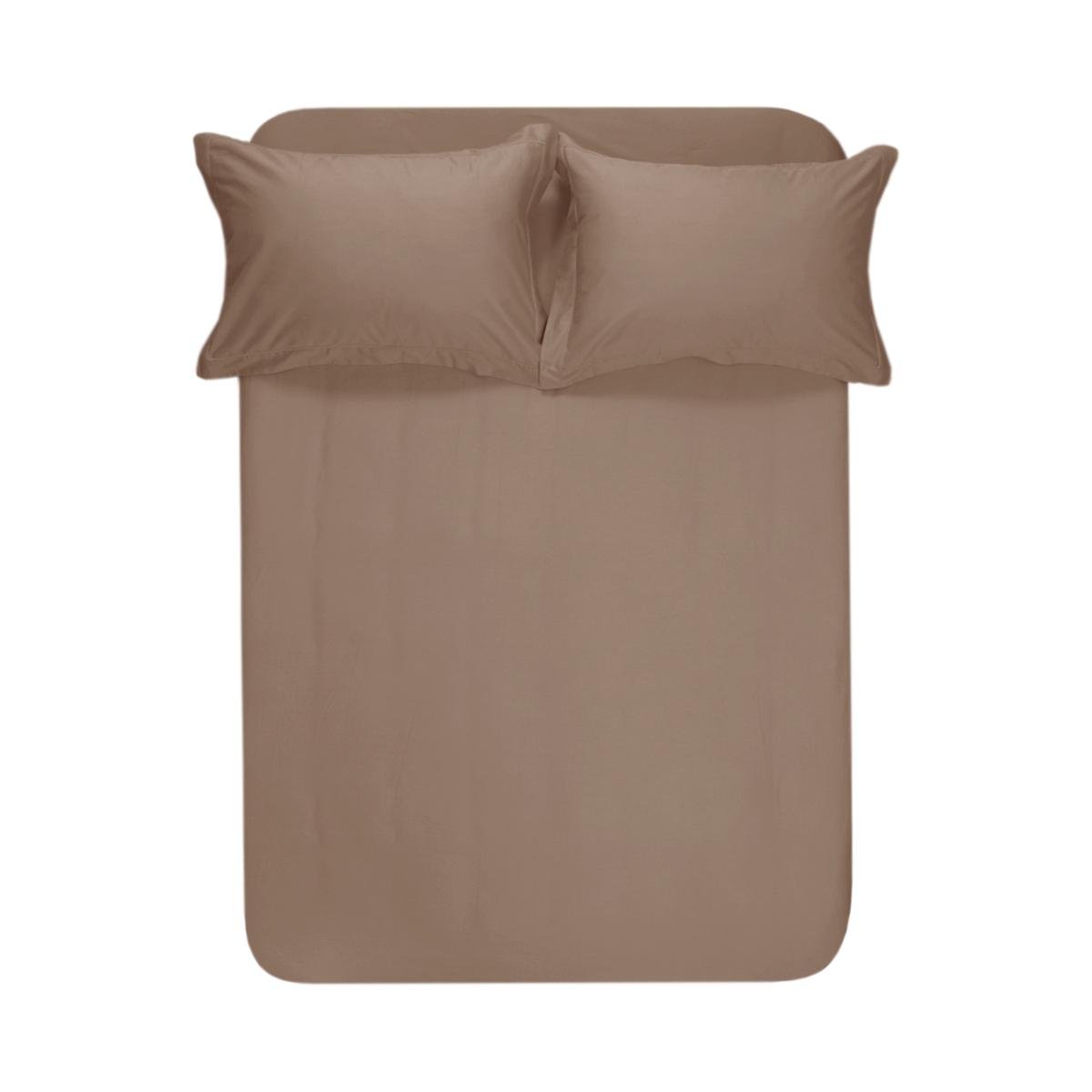 Простынь с наволочками Lotus Home Dakota Modern Premium сатин 240x260 см/50x70 см 2 шт. Кофейный (svt-2000022346405) - фото 1 Простынь с наволочками Lotus Home Dakota Modern Premium сатин 240x260 см/50x70 см 2 шт. Кофейный (svt-2000022346405) - фото 1