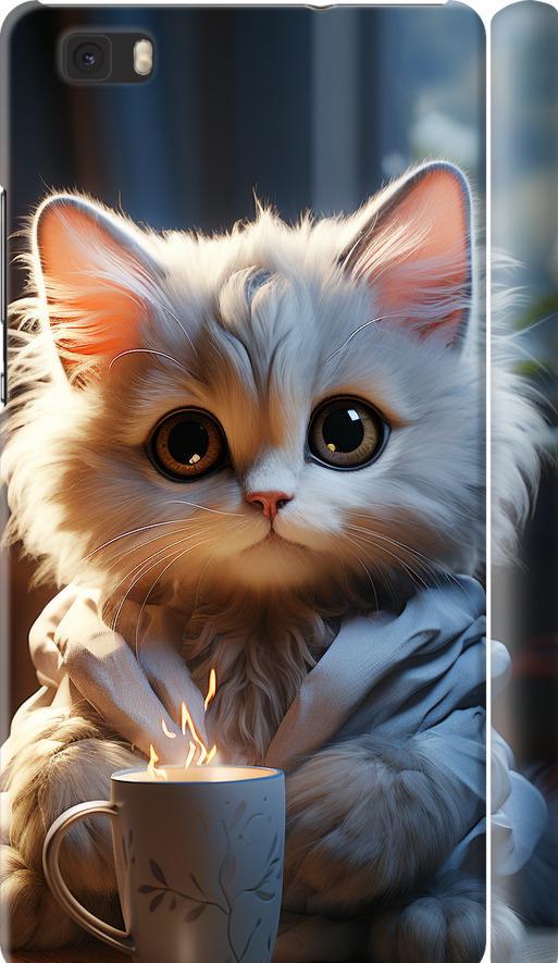 Чехол на Huawei Ascend P8 Lite White cat (5646m-126-42517)