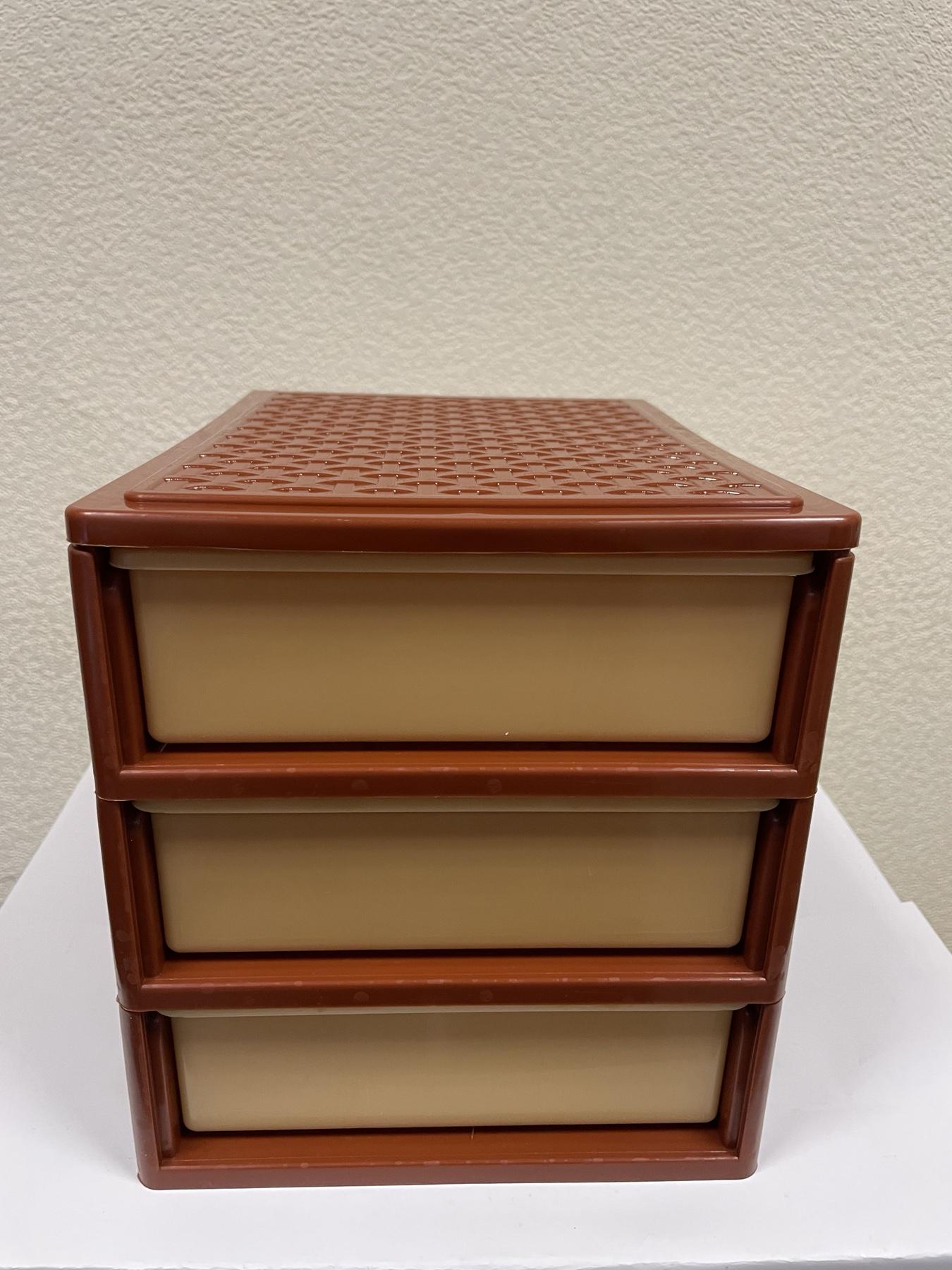 Комод пластиковый Консенсус ROTANGE мини 3 ящика 20х19х26,5 см Бежево-коричневый (28790064) - фото 6 Комод пластиковый Консенсус ROTANGE мини 3 ящика 20х19х26,5 см Бежево-коричневый (28790064) - фото 6