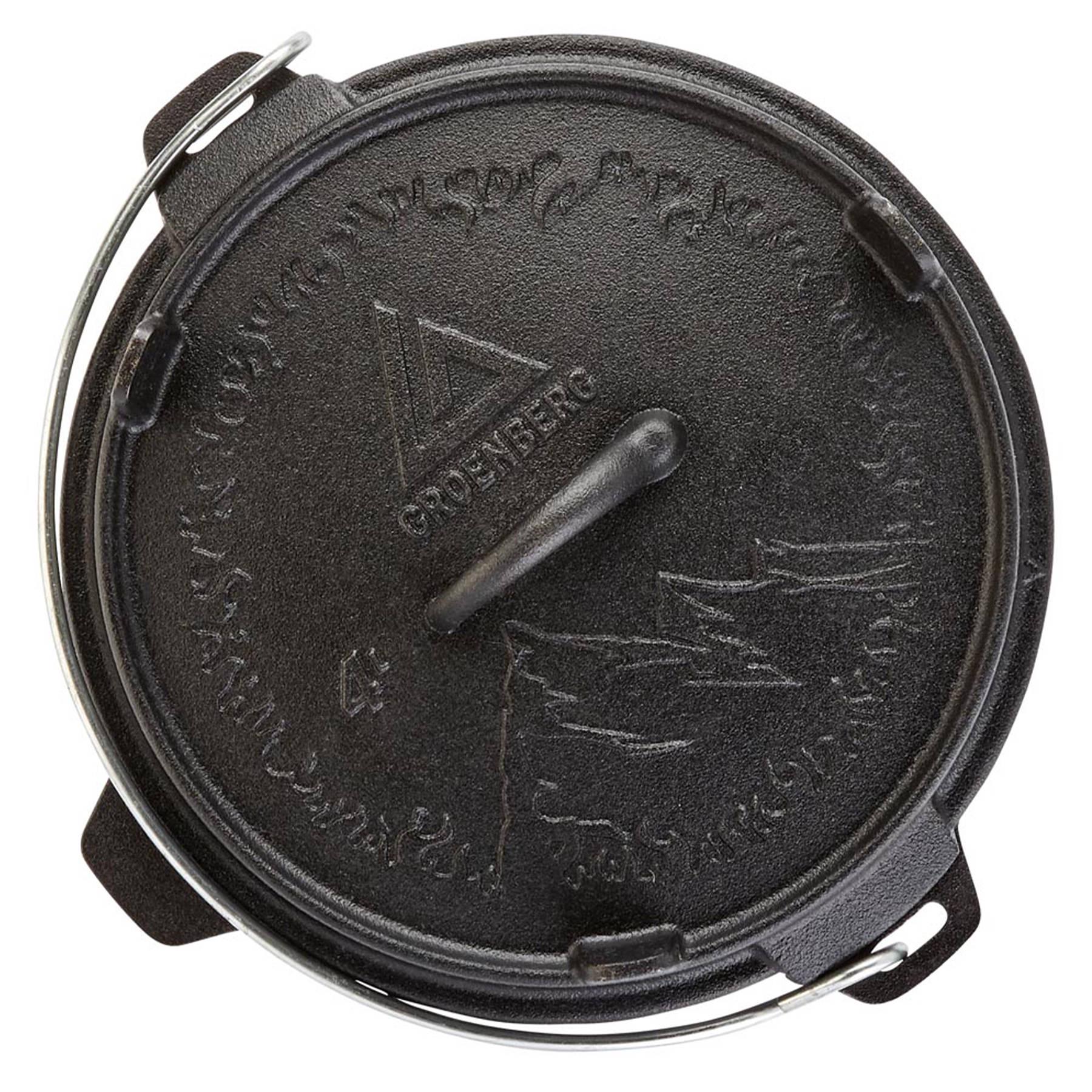 Казан з кришкою Groenberg Askja Pot 25 см/4 л Black (266016) - фото 4 Казан з кришкою Groenberg Askja Pot 25 см/4 л Black (266016) - фото 4