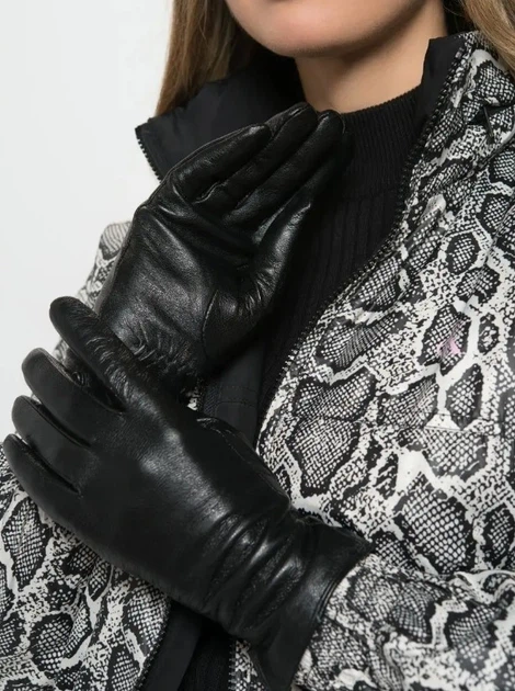 Перчатки женские из натуральной кожи зимние XS/6,5 16-18 см с утепленной подкладкой (G-12)