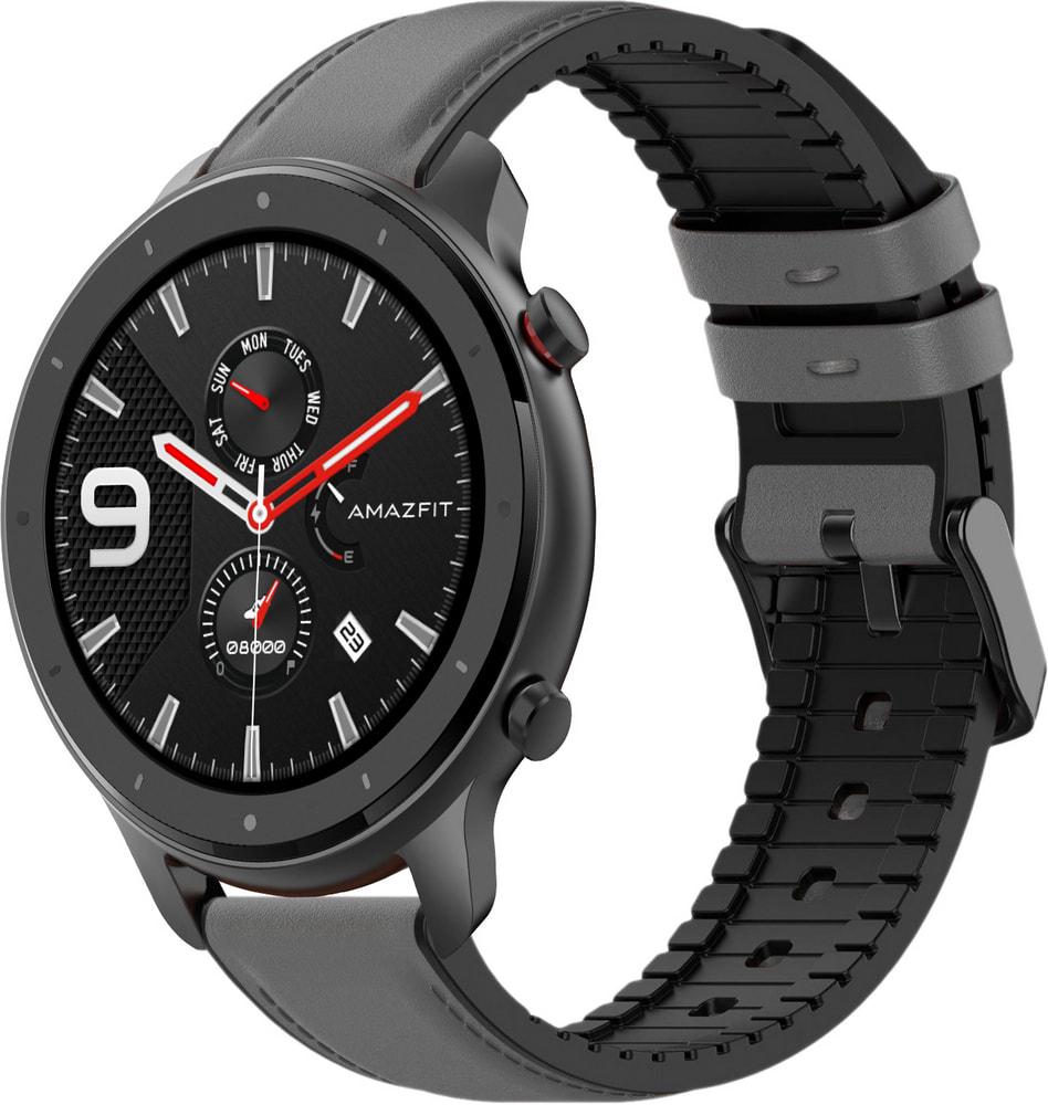 Ремешок кожаный Tamyx для Amazfit GTR 47 мм Grey (31621-33) Ремешок кожаный Tamyx для Amazfit GTR 47 мм Grey (31621-33)