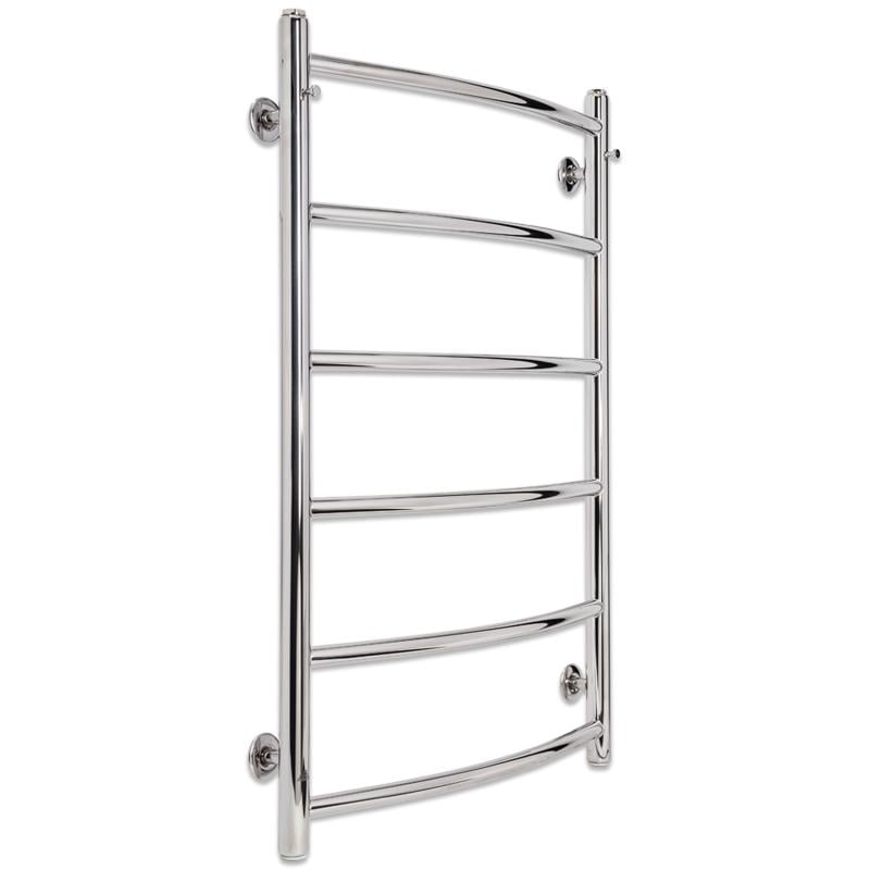 Полотенцесушитель водяной Laris Флеш стальной 500х800 мм с нижним подключением Хром (132-127-74100002)