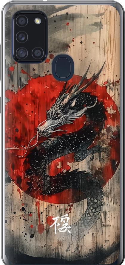 Чехол на Samsung Galaxy A21s A217F Восточный дух (6100t-1943-42517)