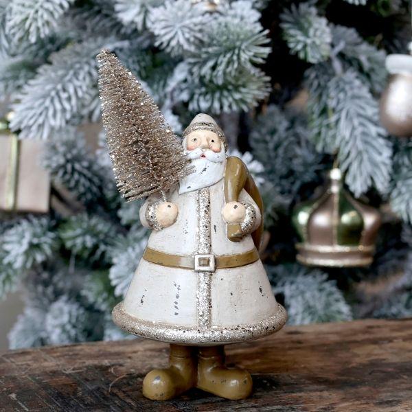 Новогодняя фигурка Chic Antique Санта 20х12,5х9 см - фото 2 Новогодняя фигурка Chic Antique Санта 20х12,5х9 см - фото 2