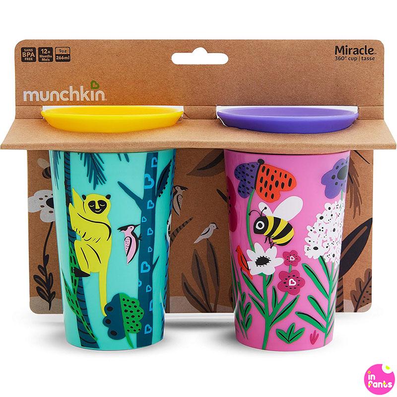 Чашка непроливна Munchkin Miracle 360 Wildlove Lemur/Bee (00472) - фото 9 Чашка непроливна Munchkin Miracle 360 Wildlove Lemur/Bee (00472) - фото 9
