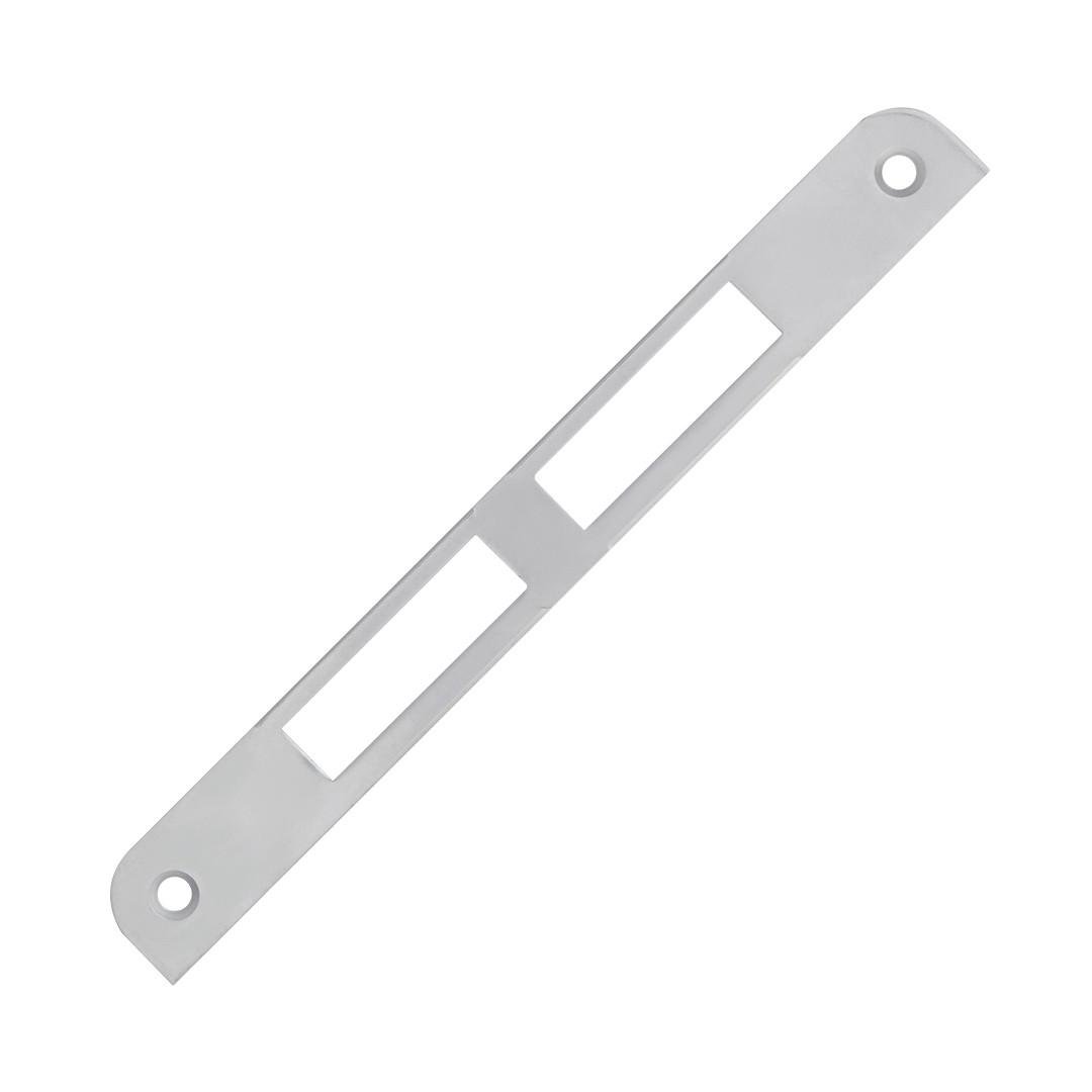 Ответная планка для замка AGB CENTRO PZ двойная ровная Хром матовый (B01000.03.34) - фото 1