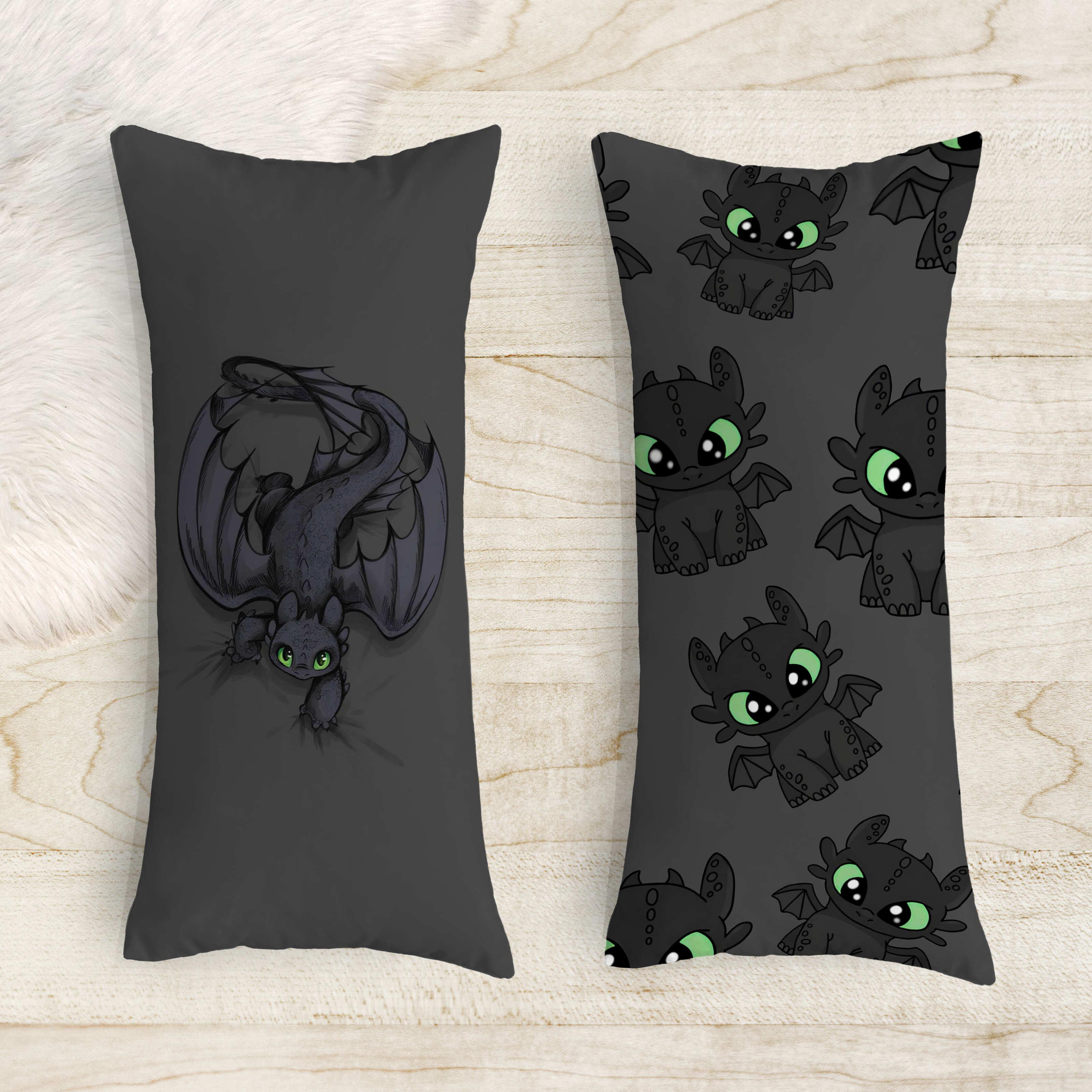 Подушка-обіймашка дакімакура дитяча Беззубик 40х100 см