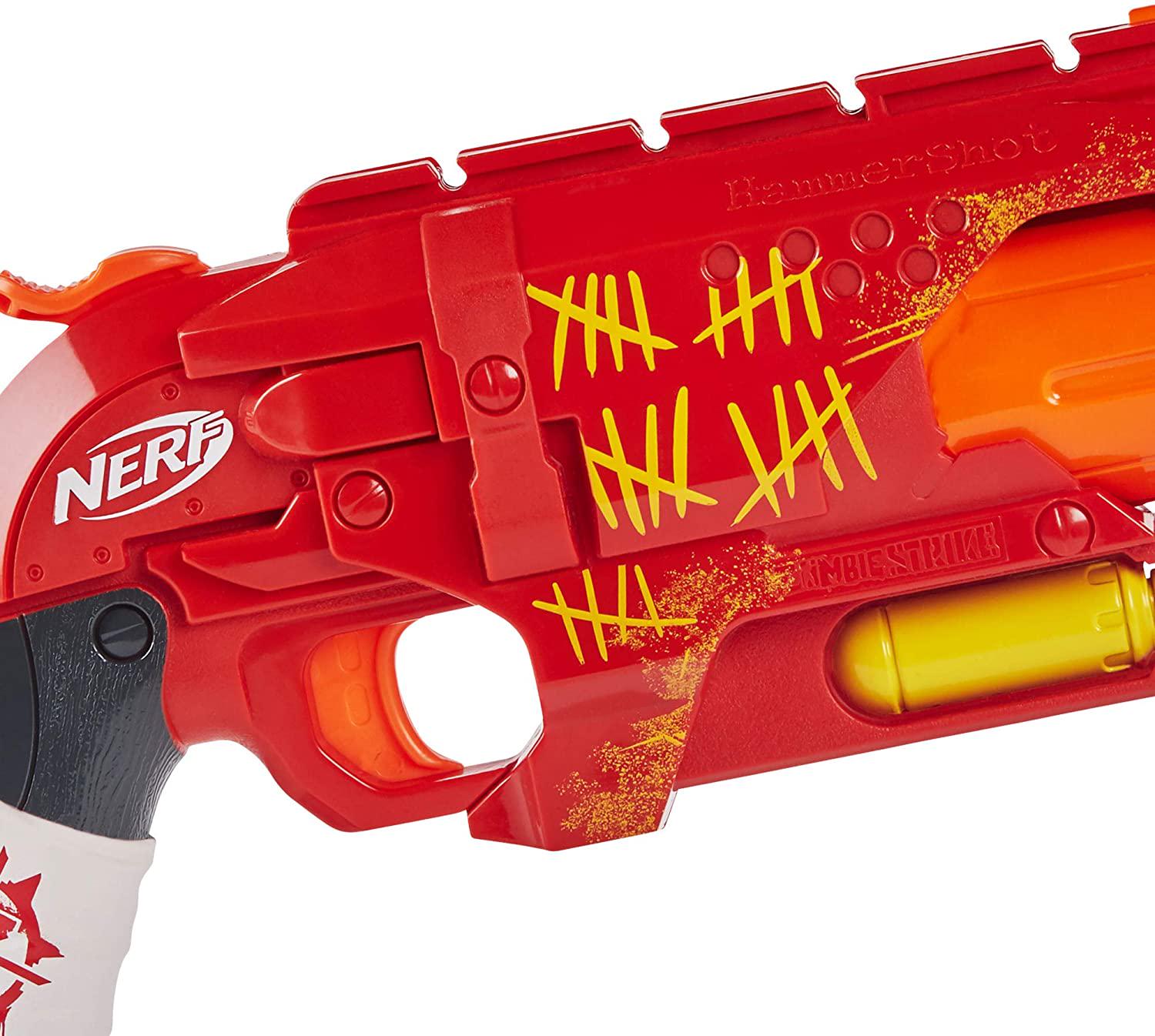 Бластер Nerf Zombie Strike Hammershot Червоний (E6338) - фото 3