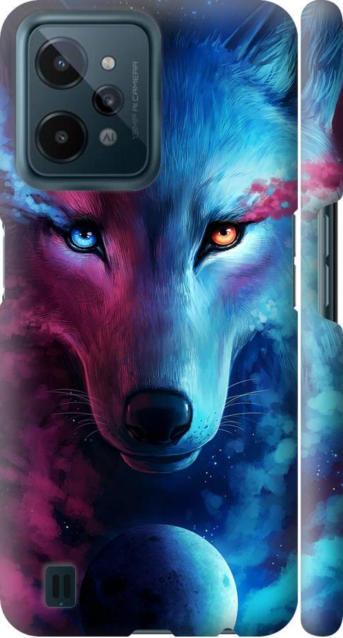 Чехол на Realme C31 Арт-волк (3999m-2593-42517)
