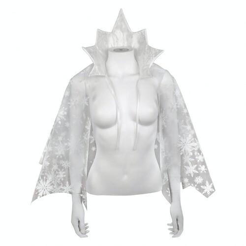 Накидка Леди Снежинка Seta Decor 18-1067WT